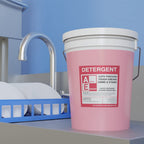 Active Element Commercial Dishwasher Detergent - Makes One 5 Gallon Pail - Industrial Dish Detergent - For High and Low Temp Dishwasher Machine