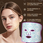 Red Light Therapy for Face, LED Face Mask Light Therapy, 5 Light Modes, 432 High-Density Light Beads, Red Light Therapy Mask for Acne, Wrinkles, Skin Rejuvenation, Professional Home Skincare
