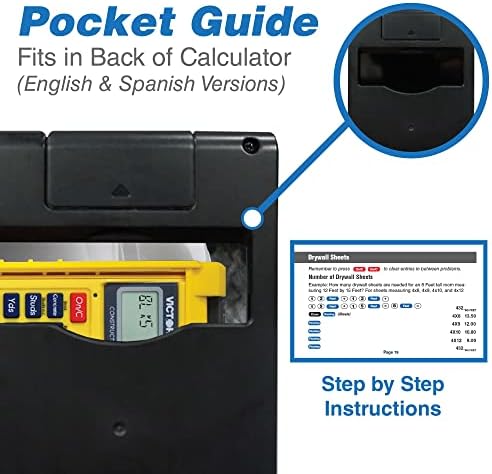 Victor C5000 Construction Materials Calculator with Protective Case