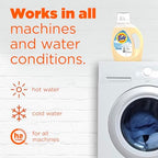 Tide Purclean Liquid Laundry Detergent, Unscented, 63 fl oz, 48 Loads
