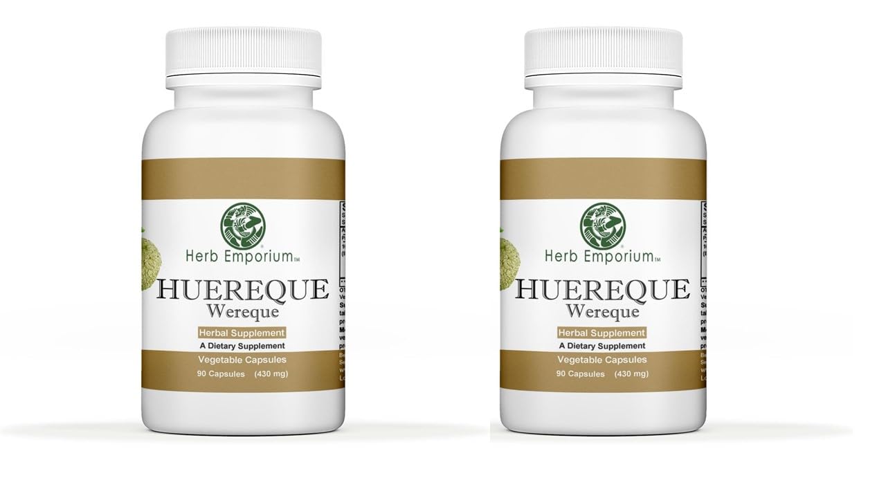 Herb Emporium Huereque (Wereque, Wereke, Ibervillea sonorae) 180 Capsules (950 mg) for Overall Health (2 Pack)