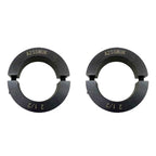 AZSSMUK Shaft Collar Bore 2-3/4'' Double Split Black Oxide Set Screw Durable Shaft Collars Suitable for Machinery and Industrial Use 2 Pieces (2-3/4'')