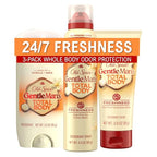 Old Spice Whole Body Deodorant for Men, 3-Pack, Aluminum Free, Stick, Spray & Cream Bundle, 24/7 Total Body Freshness, Dermatologist Tested, Vanilla + Shea Butter Scent