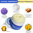 Magnesium Lotion - Topical Magnesium Oil for Feet with Vitamin E - Organics Magnesium Body Butter for Promotes Deep Relaxation, Soothes Muscle Tension, Enhances Overall Well-Being