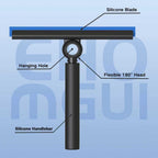 EHOMGUI Shower Squeegee for Glass Doors, Squeegee with Long Handle, Telescoping Squeegee for Shower, Extendable Window Cleaner Tool for Car Windows, Tile Walls, Sliding Door, Shower Glass Door