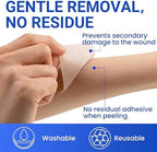Silicone Scar Sheets Surgical Tape (1.6”x120” Roll) Face Patches Acne Treatment C Section Strips, Skin-Sensitive Medical Grade Healing Scar Bandages Pads for Keloid, Stretch and Tummy Tuck Recovery