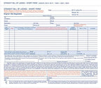 Adams Bill of Lading Short Form, 8-1/2 x 7-7/16 Inches, White, 3-Part, 250-Count (B3876)