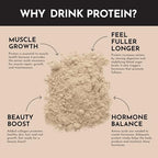 Just Ingredients Protein Powder | Snickerdoodle Protein Powder Made With 100% Grass Fed, Non Denatured Whey | Four Different Protein Sources | Organic Whole Food Ingredients | 15 Serving | 22g protein