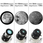 Telescope, Gskyer 130EQ Professional Astronomical Reflector Telescope, German Technology Scope, EQ-130 (EQ-130)