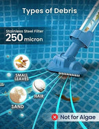 Kokido 5-in-1 Rechargeable Spa Vacuum Essential Kit - Multi-Angle Head, Section Pole, 3 Hand Tools: Skimmer, Scrubber, and Brush. Cold/Hot Water Safe, Ideal for Inflatable Spa Hot Tub Xtrovac100