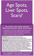 MagniLife Dark Spot Cream, Natural Treatment Diminishes Sun-Damage, Liver Spots, Freckles & Discoloration For Younger Looking Skin - Fader & Corrector For Face, Chest, Hands & Body - 2oz