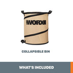 WORX 26 Gallon Collapsible Yard Leaf Collection Bin, WA0030