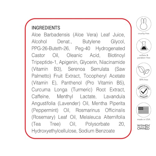 HAIRtamin Scalp Serum Natural Hair Growth Thickening Treatment | Visibly Increases Thicker Looking Hair and Promotes Scalp Health | Nourishes & Hydrates Dry, Itchy Scalp (1)