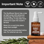 Soulflower Rosemary Redensyl Hair Growth Serum | 3% Redensyl, 4% Anagain, Melanogray, Caffeine, Biotin, Keratin, Tea Tree, Chia Seeds, Rice Water | Men, Women | 30 ml (Pack of 1)
