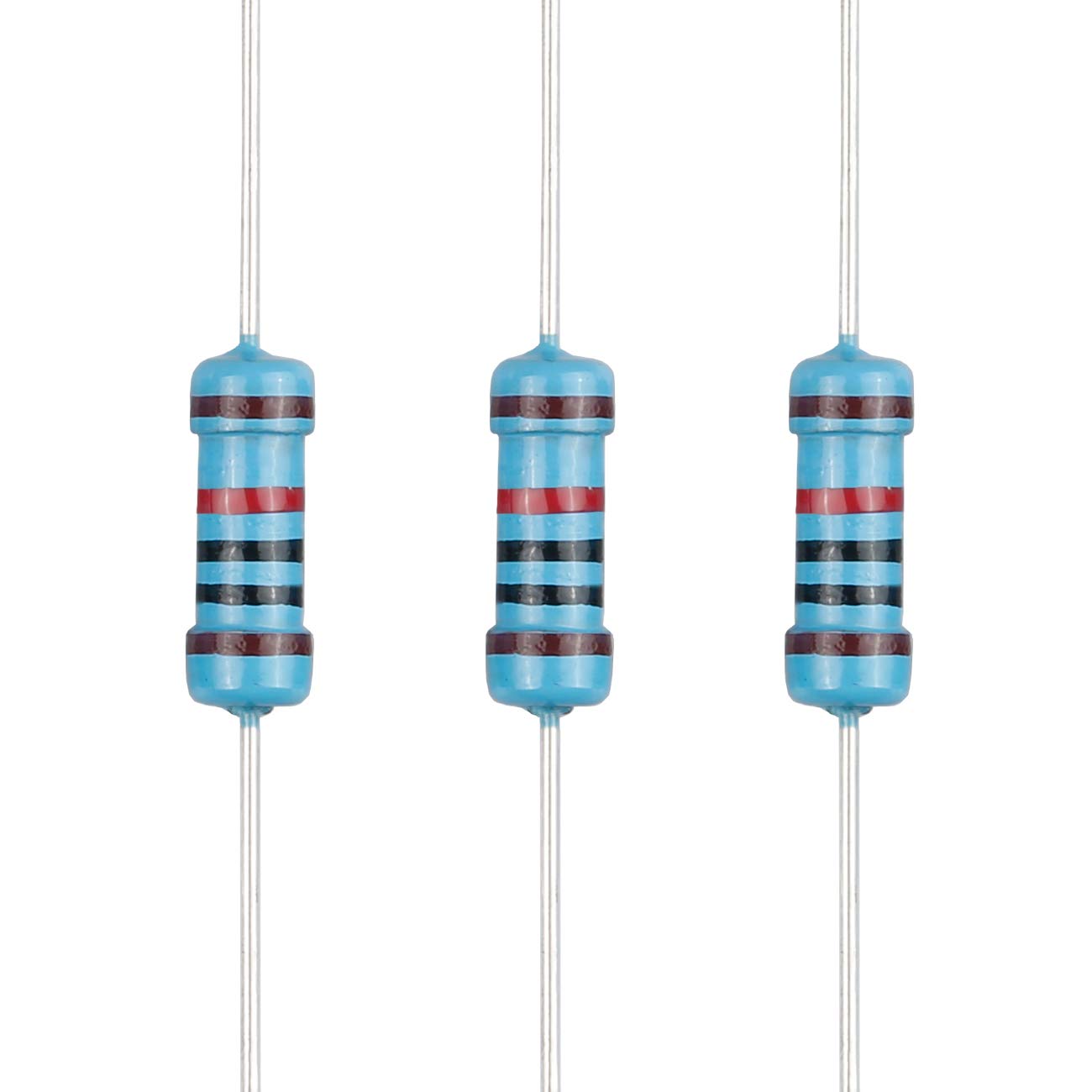 EDGELEC 100pcs 10K ohm Resistor 1/2w (0.5Watt) ±1% Tolerance Metal Film Fixed Resistor, Multiple Values of Resistance Optional