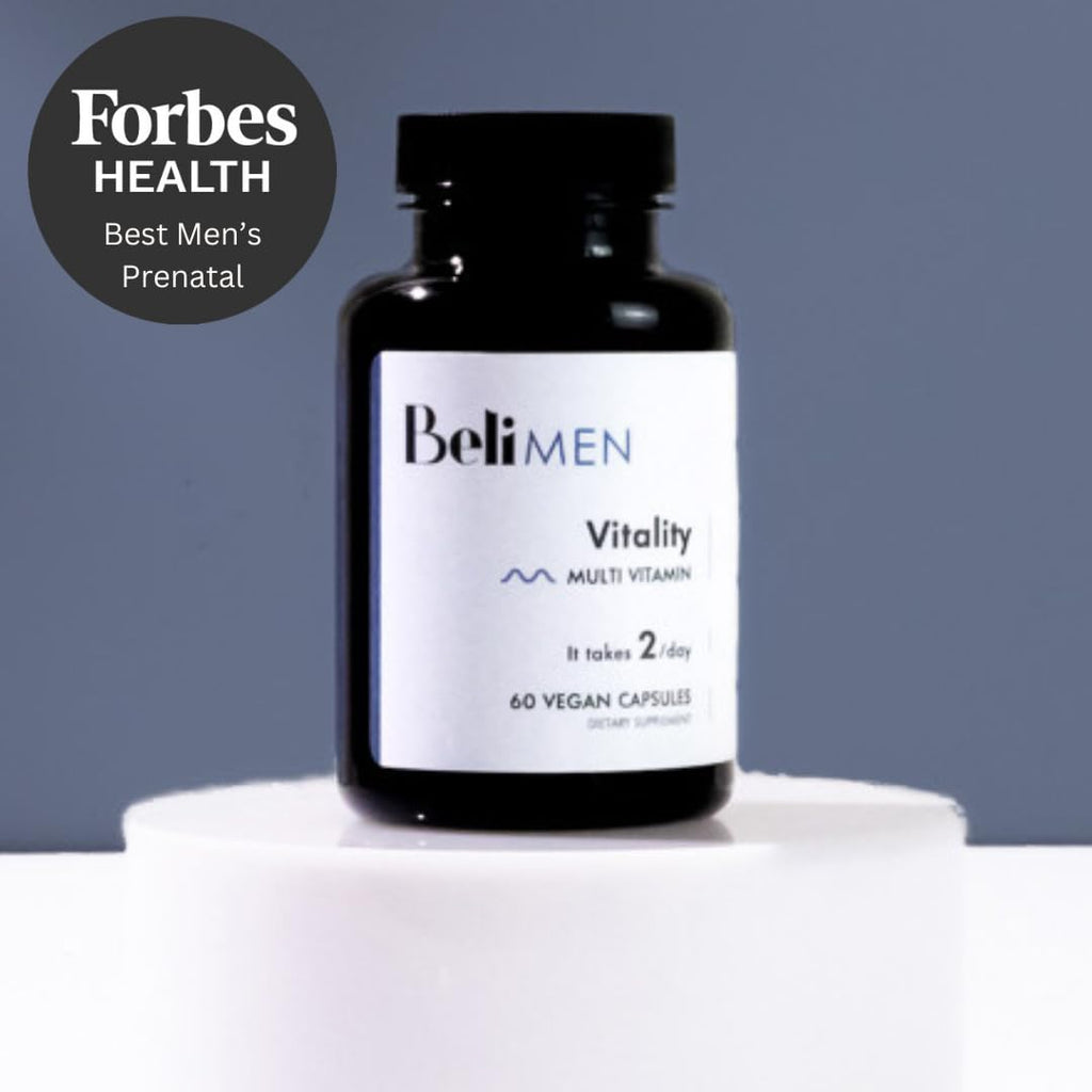 Men Prenatal Multivitamin, Optimized for Reproductive and Sperm Health, 60 Vegan Capsules (30-Day Supply)
