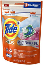 Tide Pods Plus Downy He Turbo Laundry Detergent Pacs April Fresh, 26 ct