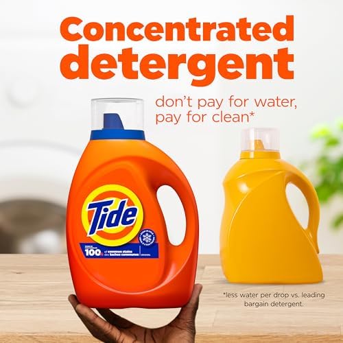 Tide Liquid Laundry Detergent, Original, 64 loads, 84 fl oz, HE Compatible