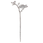 Sungmor Cast Iron Bird Feeder, Decorative Garden Stake, 26.2 Inches Tall