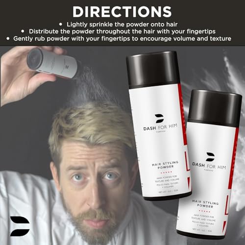 Hair Styling Powder for Men or Women - Premium Texturizing and Volumizing Hair Texture Powder Colorless and Easy to Apply on Hairs with Long Lasting Hold (30g/1.05oz)