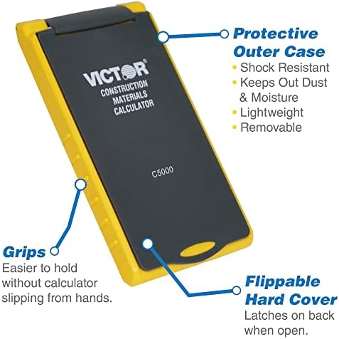 Victor C5000 Construction Materials Calculator with Protective Case