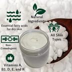 Beef Tallow & Magnesium Body butter - Grass Fed and Finished beef tallow Magnesium Cream- Handmade moisturizer for Cracked, Dry, Itchy skin- eczema cream- diaper rash (SANDALWOOD VANILLA)