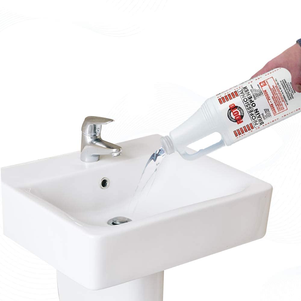 Rooto Professional Drain Opener|Deep Penetration|Opens Drains|Dissolves Grease and Residues from Septic Tanks,Bathrooms,Toilets,Kitchen Pipes|Easy to Use for Homes,Hospitals,Offices,Restaurants,etc.