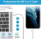 Mac Book Pro Charger-118W USB C Fast Charger Power Adapter Compatible with MacBook Pro/MacBook Air 16 15 14 13 Inch, M1 M2 M3 M4, New iPad Pro and All USB C Device, 6.6ft Charge Cable