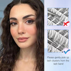 Natural Lash Extension Kit Cluster Lashes Kit Cluster Eyelash Extension Kit 220Pcs C Curl DIY Eyelash Extension Kit Short 10-14MM Individual Lashes Kit with Lash Remover by Newcally