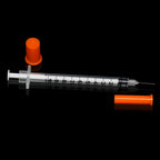 29G 1cc 1/2" Syringe with Needle - Disposable Individual Package-100 Pack