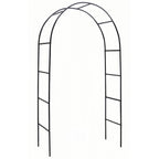 Garden Arch, Outdoor Flower Garden Arch Trellis, Sturdy Steel Arbor for Climbing Plants, Wedding Decoration, 7'8" H x 4'5" W, Dark Green