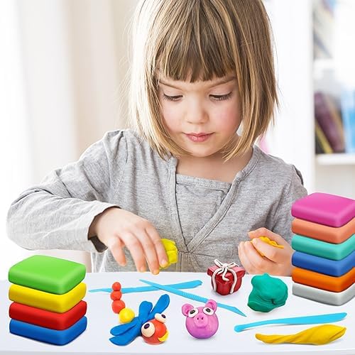 Magic Clay - Air Dry Clay 84 Colors, Modeling Clay for Kids with Tools, Soft & Ultra Light, Toys Gifts for Age 3 4 5 6 7 8+ Years Old Boys Girls Kids