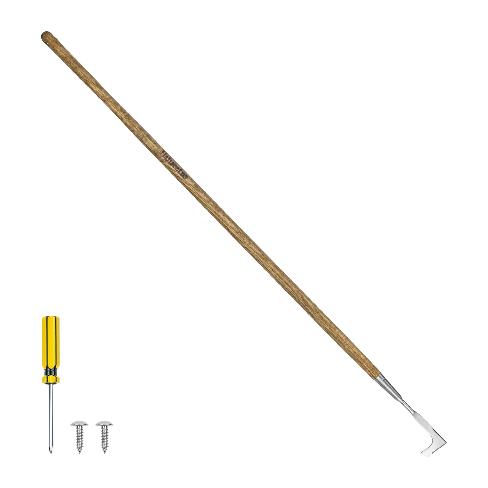 Haliaeetus Long Handle Crack Weeder Tool, 62'' L Shape Crevice Weeding Tool