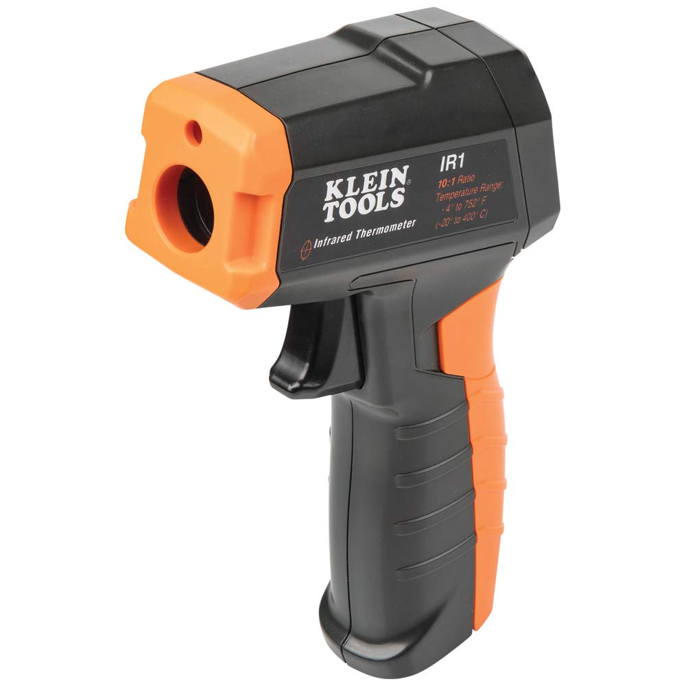 Klein Tools IR1 Infrared Thermometer, Digital Laser Gun is Non-Contact Thermometer with a Temperature Range -4 to 752-Degree Fahrenheit