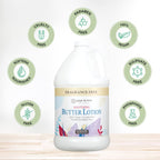 Ginger Lily Farms Botanicals Soothing Butter Lotion for Dry, Sensitive Skin, 100% Vegan & Cruelty-Free, Fragrance Free, 1 Gallon (128 fl oz) Refill (pack of 1)