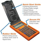 Victor C6000 Advanced Construction Calculator with Protective Case Displays in Fractional or Dimensional Forms Perfect for Carpenters, Renovators,Builders, Contractors, Estimators