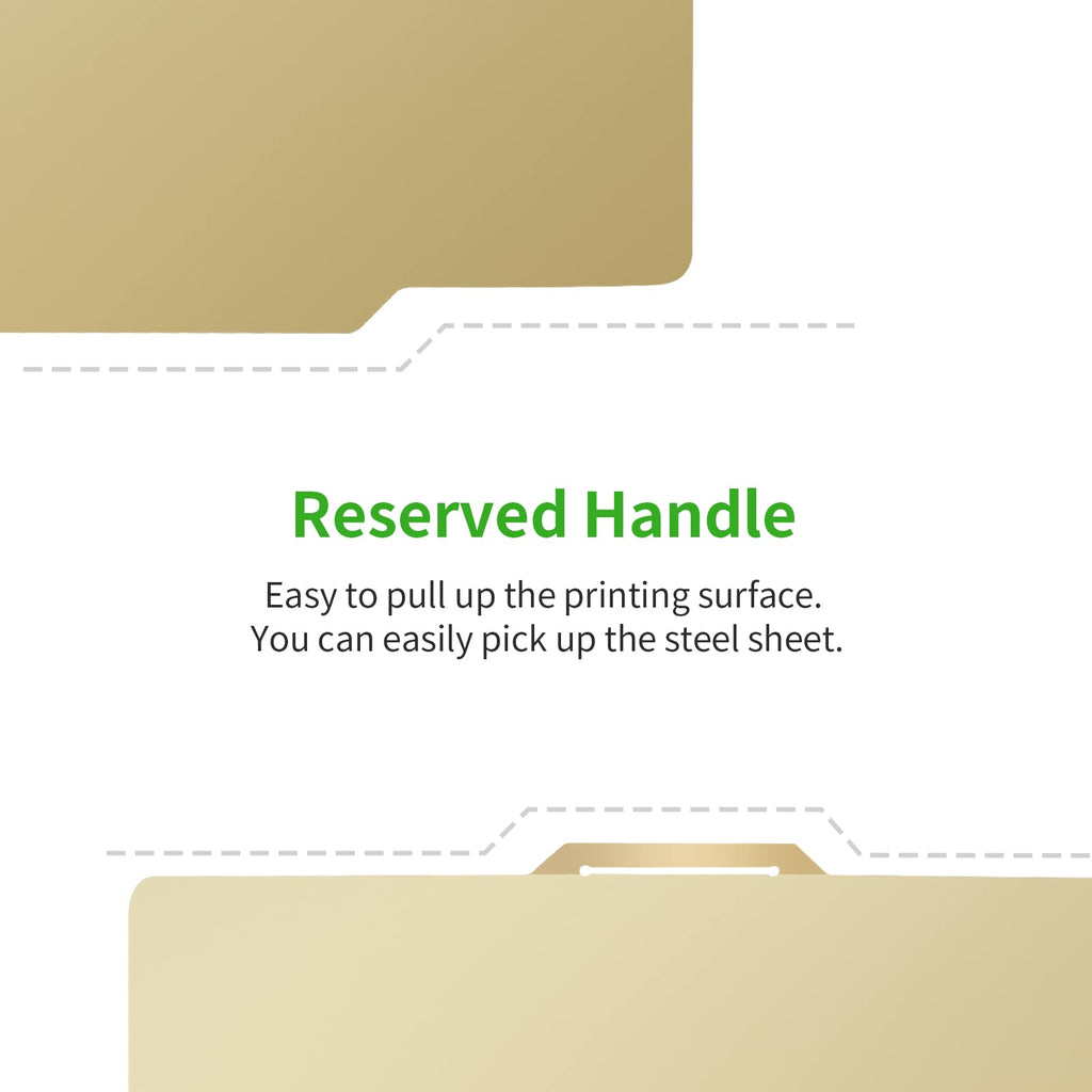 IdeaFormer-3D Smooth+Textured X2D P2S P1S PEI Build Plate Print Bed 257x257mm, Double Sided PEI Spring Steel Sheet Flexible for Bambu Lab X2D/X1/X1C/P1P/P1S/P2S/A1