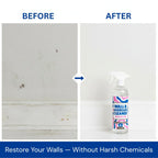 812 Wall Cleaner Spray – Safely Cleans Painted Walls, Baseboards, Kitchen Cabinets, Doors & More | Family & Pet Friendly | Made in America | 24oz.
