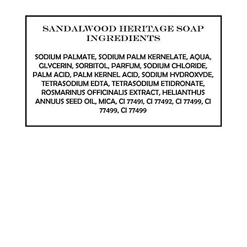 Pre de Provence Artisanal Soap Bar, Enriched with Organic Shea Butter, Natural French Skincare, Quad Milled for Rich Smooth Lather, 8.8 Ounce, Sandalwood