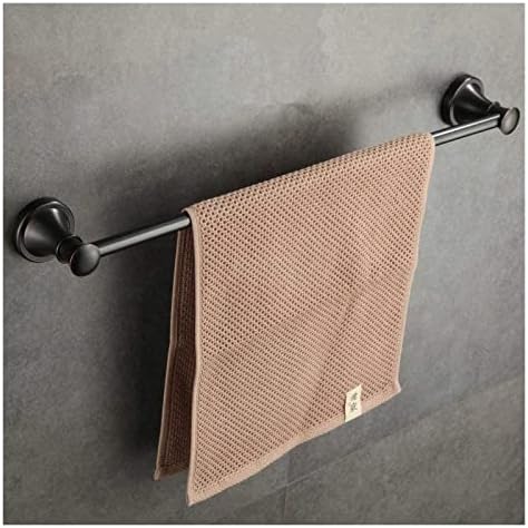 Towel Rails Solid Brass Towel Rack with Bar for Bathroom Shelf Wall Mounted, Oil Rubbed Bronze, 61.5 cm/Toilet Brush Set (Color : Toilet Brush Set) (Single Towel Rail b)