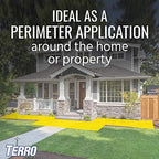 TERRO T2600 Perimeter Ant Bait Plus - Outdoor Ant Bait and Killer - Attracts and Kills Ants, Carpenter Ants, Roaches, Crickets, Earwigs, Silverfish, Slugs and Snails - 2Lbs