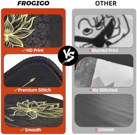 MTG Playmat with Play Zones – Magic Play mat Card Game Mat for Magic The Gathering, Lotus & Basic Lands Design, 24x14 inch, Stitched Edge, Non-Slip Base with Prismatic Playmat Tube-White Zone