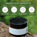 Whipped Beef Tallow Face Moisturizer - Grass Fed Grass Finished Beef- All Organic Ingredients - Natural, Hydrating Balm for Face + Body - Nourish and Soothe Sensitive Skin, 2 oz
