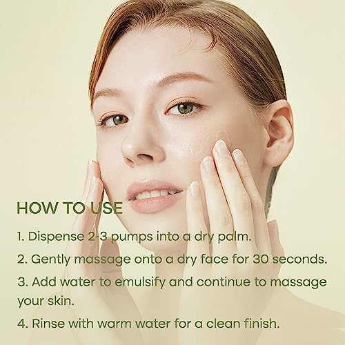 PURITO From Green Cleansing Oil Original, 6.76 fl.oz / 200ml, Gentle Cleansing Oil for Face, Cruelty-free & Vegan, Korean Skin Care