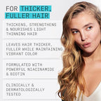 Nioxin System 3 Scalp Care + Hair Thickening Leave-In Treatment | For Colored, Dry, & Damaged Hair with Light Thinning | Strengthen & Nourish with Niacinamide & Biotin