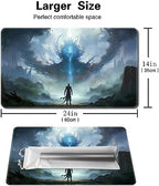 MTG Playmat - Non-Slip Backing Printing, Ideal for Card Game Enthusiasts TCG Playmat (Divine Summon-No Deck)