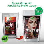 Wine Red Henna Hair & Beard Dye/Color - 3 Pack - The Henna Guys