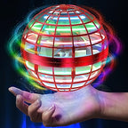 2025 Flying Orb Ball Toy,Cosmic Globe Boomerang Hover Ball Galactic Fidget Spinner, Hand Drone Orbit, Cool Toys Gift for 6 7 8 9 10+ Year Old Boys Girls Teens Outdoor Toys(Red)