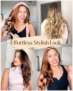 Yanibest Heatless Hair Curler, No Heat Hair Curlers to Sleep in, Super Soft Ribbon Wrap for Long Hair，Overnight Heatless Curling Set with Hair Scrunchies and Clip, for All Hair types