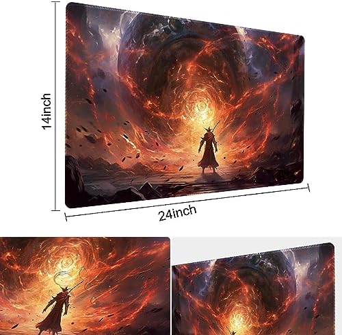 MTG Playmat - Non-Slip Backing Printing, Ideal for Card Game Enthusiasts TCG Playmat (Dimensional Sword Art-No Deck)